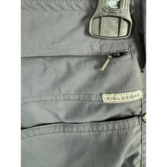 Royal Robbins Men's Shorts Size 40 Gray Active Fit Outdoor Hiking Pockets Nylon - Picture 10 of 13